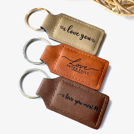 Leather Keychain