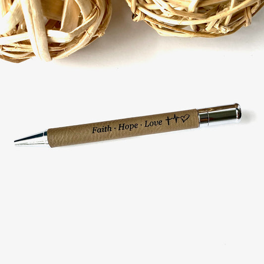 Inspirational Leather Pens